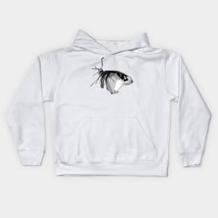 Butterfly grayscale Kids Hoodie